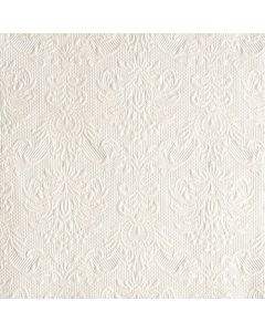 Ambiente 3-lags 33x33 cm serviet - 15 stk elegance pearl white