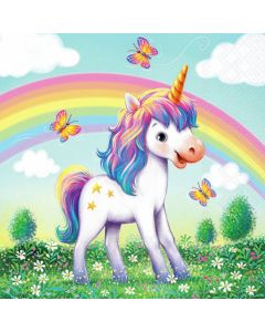 Ambiente Frokostserviet 3-lags 20stk - Mistletoe All Over Grey