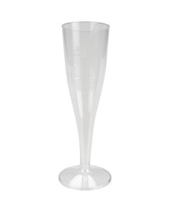 Plastglas Champagneglas 10cl - 12stk