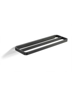 Zone Denmark Rim Håndklædestang Dobbelt 44cm - Sort