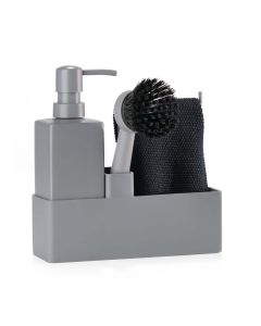 Zone Opvaskesæt 4 dele - Grå