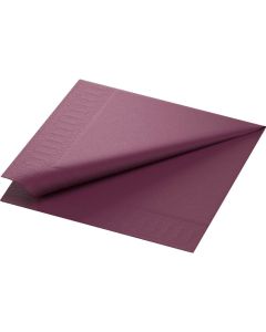 Duni kaffeserviet 24x24cm 250stk - Plum