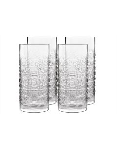 Luigi Bormioli Mixology Textures Ølglas/longdrinkglas 48cl 4stk