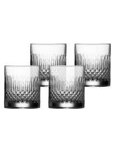 Luigi Bormioli Diamante Vandglas/whiskyglas 38cl 4stk