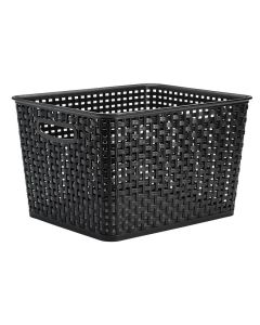 Kurv Rattan 17L - Sort
