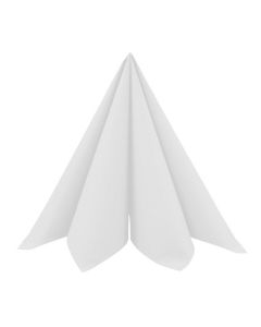 Dunilin Stofligende Servietter 48x48cm 36stk - Hvid