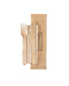 Duni kniv & gaffel i pose