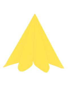 Dunisoft Stofligende Middagsserviet 60stk - Gul