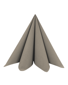 Dunisoft Stofligende Middagsserviet 60stk - Greige
