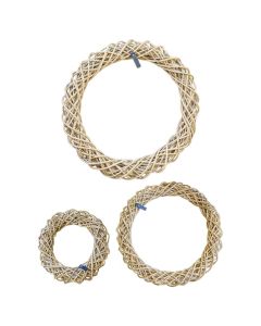 A2Living Kubu Rattan Dekorationskrans (3stk)