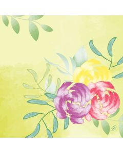 Dunisoft Stofligende Middagsserviet 60stk - Soft Tropics