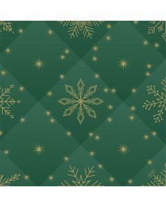 Dunisoft Stofligende Middagsserviet 60stk - Rhombus Green