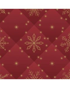 Dunisoft Stofligende Middagsserviet 60stk - Rhombus Bordeaux