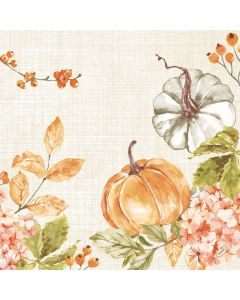 Dunisoft Stofligende Middagsserviet 60stk - Spicy Pumpkin