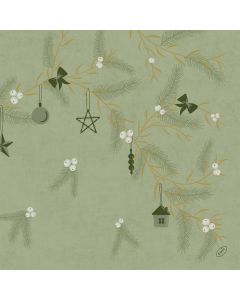 Dunisoft Stofligende Middagsserviet 60stk - Autumn Gradient