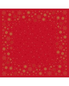 Dunicel Stikdug 84x84cm 20stk - Stargazing Red