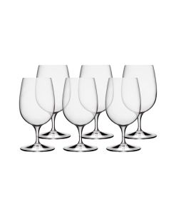 Luigi Bormioli Palace Vandglas på fod 32cl 6stk