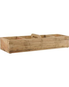 Kasse med 4 rum og greb på tværs UNIKA