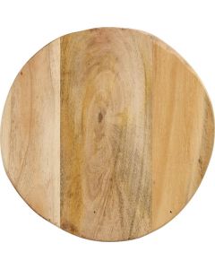 Dekobræt rund træ UNIKA - Lille