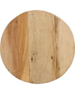 Dekobræt rund træ UNIKA - Mellem