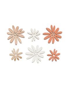 Træblomster Blushrose/Hvid - 18 stk