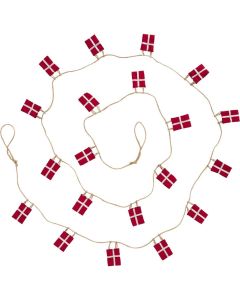 Flagranke med 20 flag - 245cm