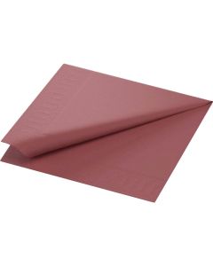 Duni kaffeserviet 24x24cm 250stk - Bordeaux