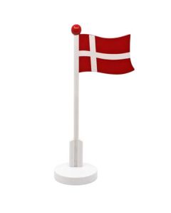 Bordflag Dannebrog Træ - 25cm