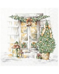 IHR Frokostserviet 3-lags 20stk - Simple Season Cream