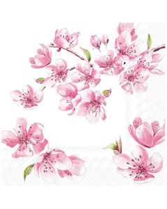 Ihr Frokostserviet 3-lags 20stk - Sakura Rosa
