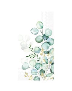 IHR Serviet 33x42cm 3-lags 16stk - Eucalyptus Bouquet Gold