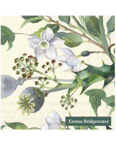 IHR Kaffeserviet 3-lags 20stk - Winter Flowers Cream
