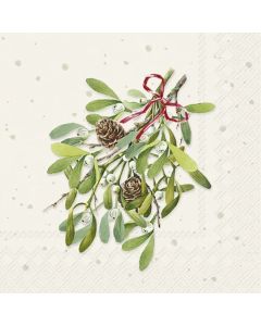IHR Kaffeserviet 3-lags 20stk - Christmas Flowers Cream