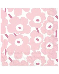 Marimekko Kaffeserviet 3-lags 20stk - Mini Unikko Rosa