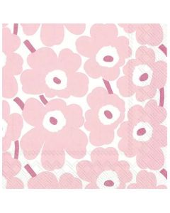 Marimekko Frokostserviet 3-lags 20stk - Mini Unikot Lys Rosa