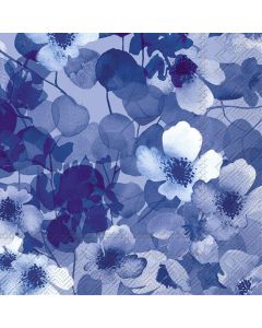 IHR 3-lags Frokostserviet 33x33cm 20stk - Bluna Blue