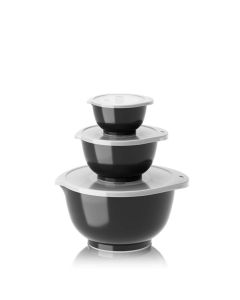 Rosti NEW Margrethe Røreskålesæt 6 dele 0,25 + 0,75 + 3 liter Carbon black