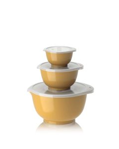 Rosti NEW Margrethe Røreskålesæt 6 dele 0,25 + 0,75 + 3 liter Curry