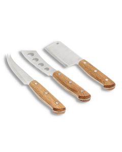 Morsø Foresta Ostesæt 3 dele Eg/Rustfri Stål