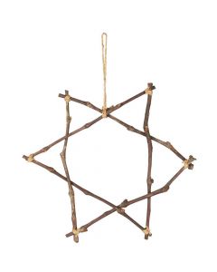 Stjerne af grene - 40cm