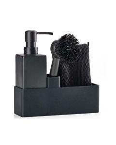 Zone Opvaskesæt 4 dele - Sort