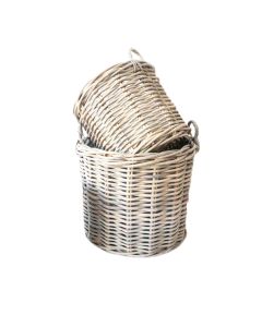 Aafod Plante Kurv Mega grå M. Plast H45xØ46cm