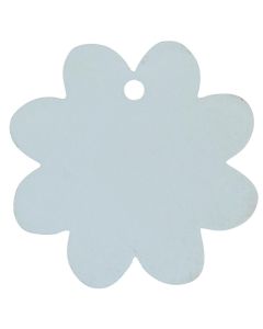 Pakkepynt blomst Lyseblå/Grå