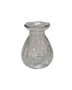 Vase Flaske Glaskugle 10cm - Klar