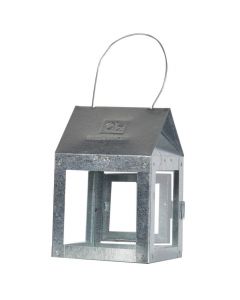 A2 Living Hængelanterne 8x12cm - Galvaniseret Zink
