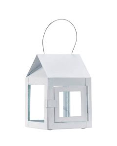 A2 Living Lanterne Galvaniseret 8x12cm - Hvid