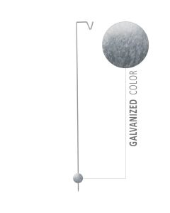 A2Living Udendørs spyd til hængelanterne 90cm - Zink