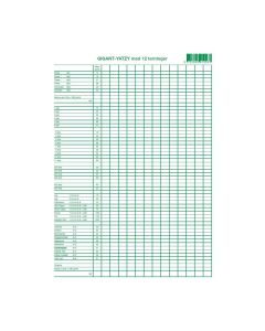 Yatzy blok Gigant A4 - 50ark