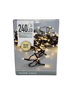 LED Lyskæde 18m 240 lys - Varm hvid