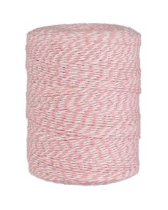 Dokumentgarn lyserød/hvid 400m